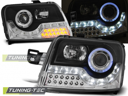 Faruri - Faruri FIAT PANDA 03- DAYLIGHT NEGRU