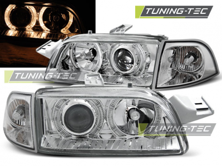 Faruri - Faruri FIAT PUNTO 1 11.93-09.99 ANGEL EYES CROM