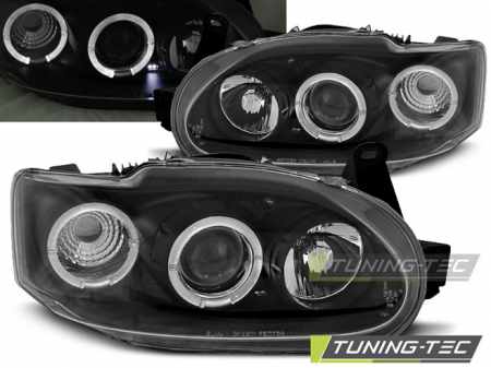 Faruri - Faruri FORD ESCORT MK7 02.95-00 ANGEL EYES NEGRU