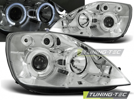 Faruri - Faruri FORD FIESTA MK6 05.02-08.05 ANGEL EYES CROM