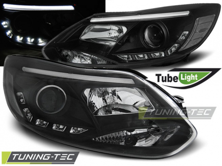 Faruri - Faruri FORD FOCUS MK3 11- 10.14  TUBE LIGHTS NEGRU
