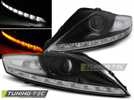 Faruri - Faruri FORD MONDEO 07.07-11.10 DAYLIGHT NEGRU LED INDICATOR