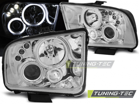 Faruri - Faruri FORD MUSTANG 04-09 ANGEL EYES CROM