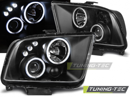 Faruri - Faruri FORD MUSTANG 04-09 ANGEL EYES NEGRU
