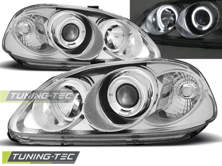 Faruri - Faruri HONDA CIVIC 03.99-02.01 ANGEL EYES CROM