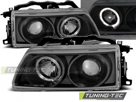 Faruri - Faruri HONDA CRX 90-02.92 ANGEL EYES NEGRU