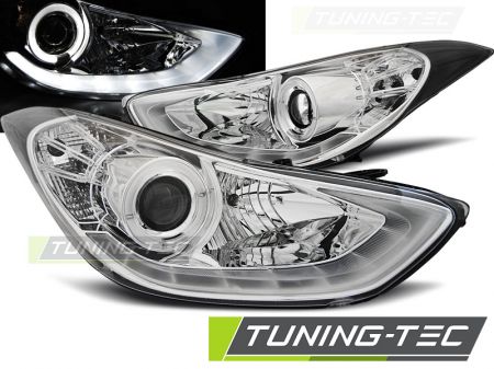 Faruri - Faruri HYUNDAI ELANTRA 11.10-15 CROM DAYLIGHT LED