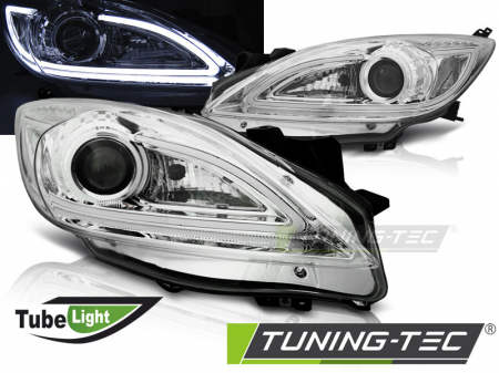 Faruri - Faruri MAZDA 3 09-10.13 TUBE LIGHT CROM