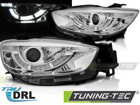 Faruri - Faruri MAZDA CX5 11-15 CROM TRUE DRL