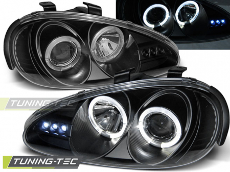 Faruri - Faruri MAZDA MX3 91-98 ANGEL EYES NEGRU