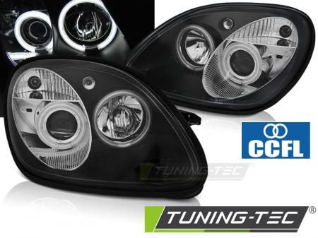 Tuning iluminari - Faruri MERCEDES R170 SLK 04.96-04 ANGEL EYES CCFL NEGRU