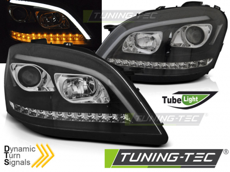 Stopuri - Faruri MERCEDES W164 ML M-KLASA 05-07 LED SEQ NEGRU