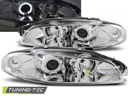 Tuning iluminari - Faruri MITSUBISHI ECLIPSE 97-12.98 ANGEL EYES CROM
