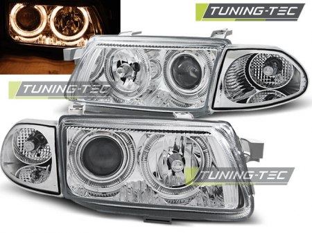Faruri - Faruri OPEL ASTRA F 09.94-08.97 ANGEL EYES CROM