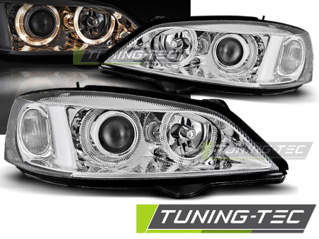 Faruri - Faruri OPEL ASTRA G 09.97-02.04 ANGEL EYES CROM