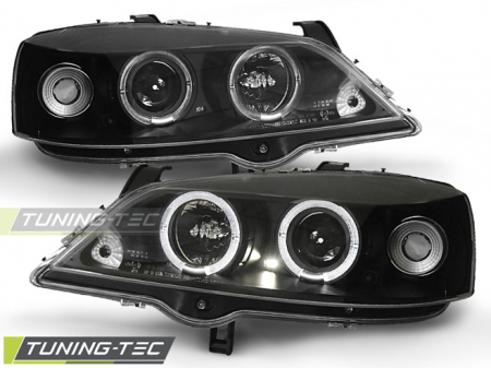 Faruri OPEL ASTRA G 09.97-02.04 ANGEL EYES NEGRU