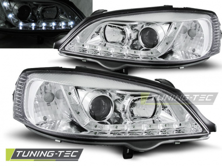 Tuning iluminari - Faruri OPEL ASTRA G 09.97-02.04 DAYLIGHT CROM