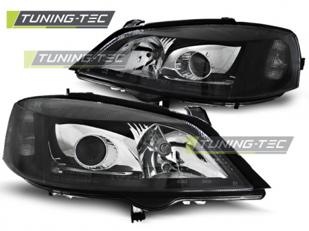Faruri - Faruri OPEL ASTRA G 09.97-02.04 NEGRU H7