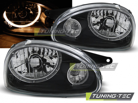 Faruri - Faruri OPEL CORSA B 02.93-10.00 ANGEL EYES NEGRU