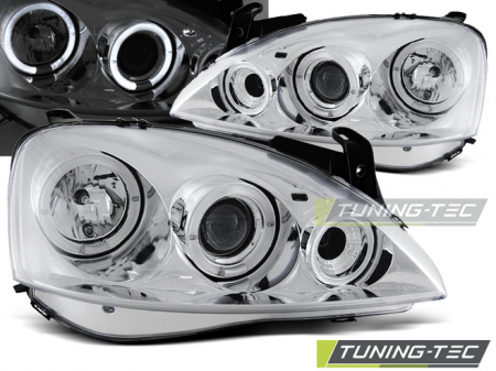 Faruri OPEL CORSA C 11.00 - 09.06 ANGEL EYES CROM