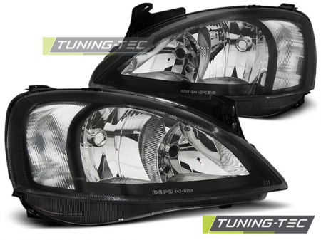 Faruri - Faruri OPEL CORSA C 11.00-09.06 NEGRU