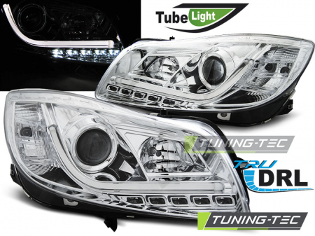Tuning iluminari - Faruri OPEL INSIGNIA 08-12 CROM TUBE LIGHTS