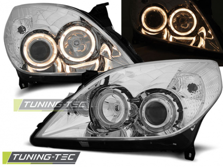 Faruri - Faruri OPEL VECTRA C 09.05-08 ANGEL EYES CROM