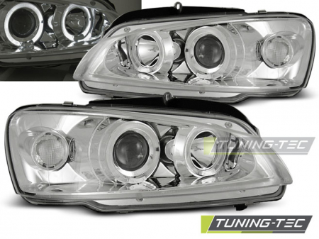 Tuning iluminari - Faruri PEUGEOT 106 08.96-03 ANGEL EYES CROM