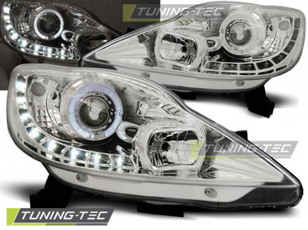 Tuning iluminari - Faruri PEUGEOT 107 05-11 DAYLIGHT CROM