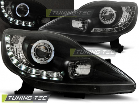 Tuning iluminari - Faruri PEUGEOT 107 05-11 DAYLIGHT NEGRU