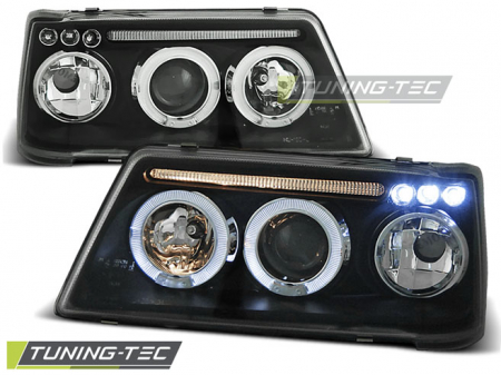 Tuning iluminari - Faruri PEUGEOT 205 09.83-10.96 ANGEL EYES NEGRU