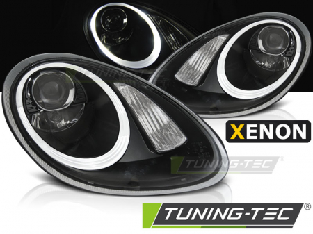 Tuning iluminari - Faruri PORSCHE BOXSTER / CAYMAN 987 05-08 HID NEGRU