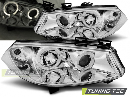 Tuning iluminari - Faruri RENAULT MEGANE II 11.02-12.05 ANGEL EYES CROM