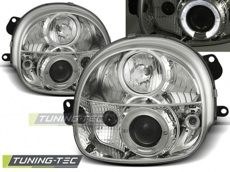 Tuning iluminari - Faruri RENAULT TWINGO 03.93-09.98 ANGEL EYES CROM