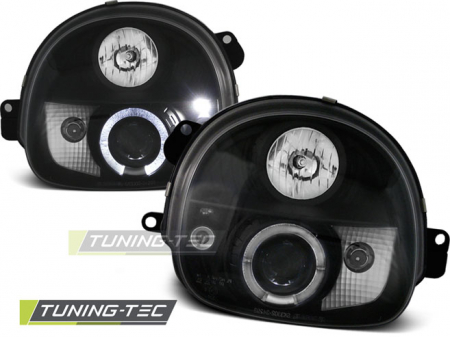 Tuning iluminari - Faruri RENAULT TWINGO 03.93-09.98 ANGEL EYES NEGRU