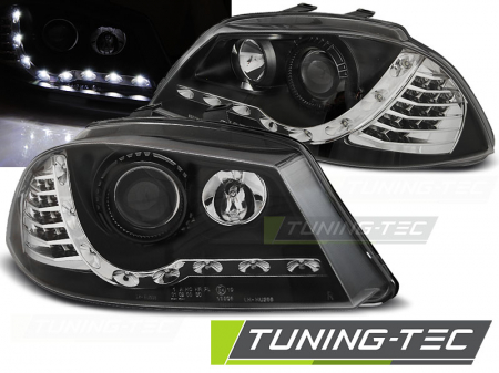 Tuning iluminari - Faruri SEAT IBIZA 6L 04.02-08 DAYLIGHT NEGRU