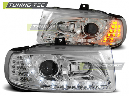 Tuning iluminari - Faruri SEAT IBIZA/CORDOBA/ POLO VARIANT, SEDAN 10.93-08.99 DAYLIGHT CROM