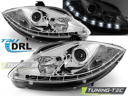 Tuning iluminari - Faruri SEAT LEON ALTEA 09-13 TRU DRL CROM