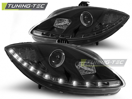 Tuning iluminari - Faruri SEAT LEON ALTEA TOLEDO 06.05-09 DAYLIGHT NEGRU