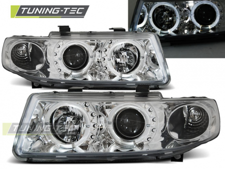 Tuning iluminari - Faruri SEAT LEON / TOLEDO 04.99-08.04 ANGEL EYES CROM