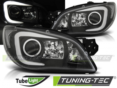 Tuning iluminari - Faruri SUBARU IMPREZA II GD 06-07 TUBE LIGHT NEGRU