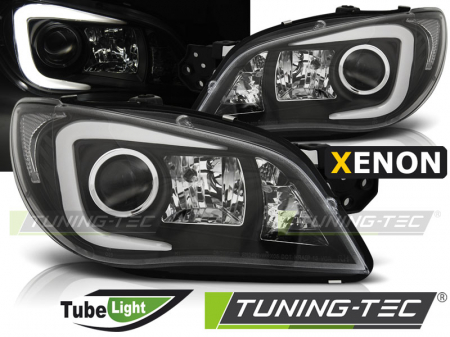 Tuning iluminari - Faruri SUBARU IMPREZA II GD 06-07 TUBE LIGHT NEGRU HID
