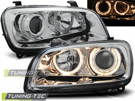 Tuning iluminari - Faruri TOYOTA RAV4 06.94-06.00 ANGEL EYES CROM