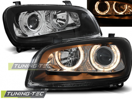 Tuning iluminari - Faruri TOYOTA RAV4 06.94-06.00 ANGEL EYES NEGRU