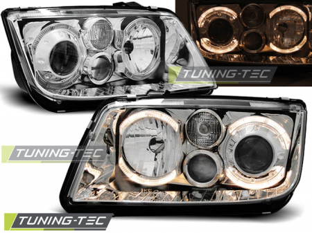 Faruri - Faruri VW BORA 09.98-07.05 ANGEL EYES CROM