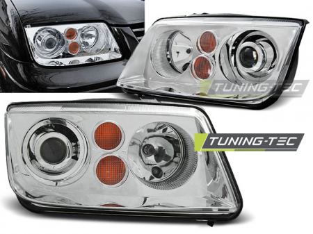 Tuning iluminari - Faruri VW BORA 09.98-07.05 CROM