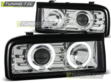 Tuning iluminari - Faruri VW CORRADO 88-95 ANGEL EYES CROM