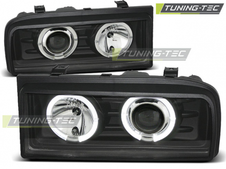 Tuning iluminari - Faruri VW CORRADO 88-95 ANGEL EYES NEGRU