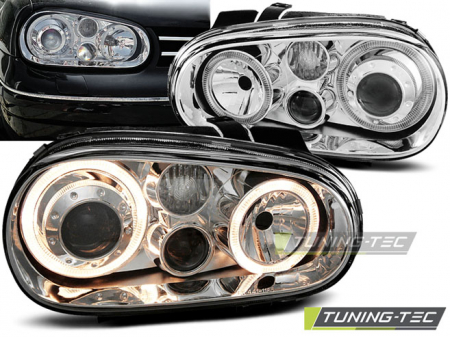 Faruri VW GOLF 4 09.97-09.03 ANGEL EYES CROM
