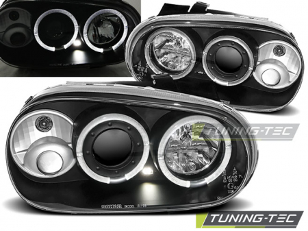 Faruri VW GOLF 4 09.97-09.03 ANGEL EYES NEGRU